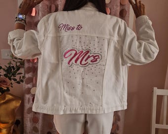 Custom Rinestone Denim Jacket