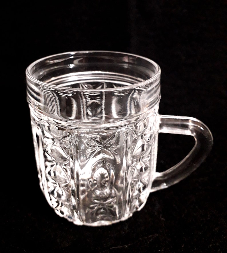5 Vintage Lead Crystal Mugs Carved Liquor Glasses for Mulled Etsy UK