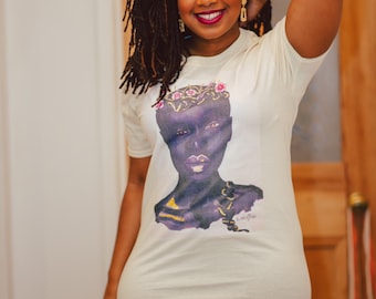 Black Art Graphic T-Shirt - Unisex Crewneck - 100% Cotton - Classic Fit