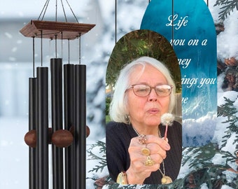 Personalized Memorial Wind Chimes,Sympathy Gift ,Remembrance Wind Chime Gift,sympathy wind chimes personalized,memorial windchimes