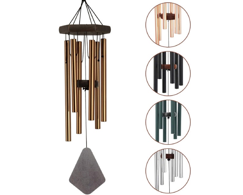 Clearance/Memorial Wind Chimes Outdoor Large Deep Tone with 6 Etsy