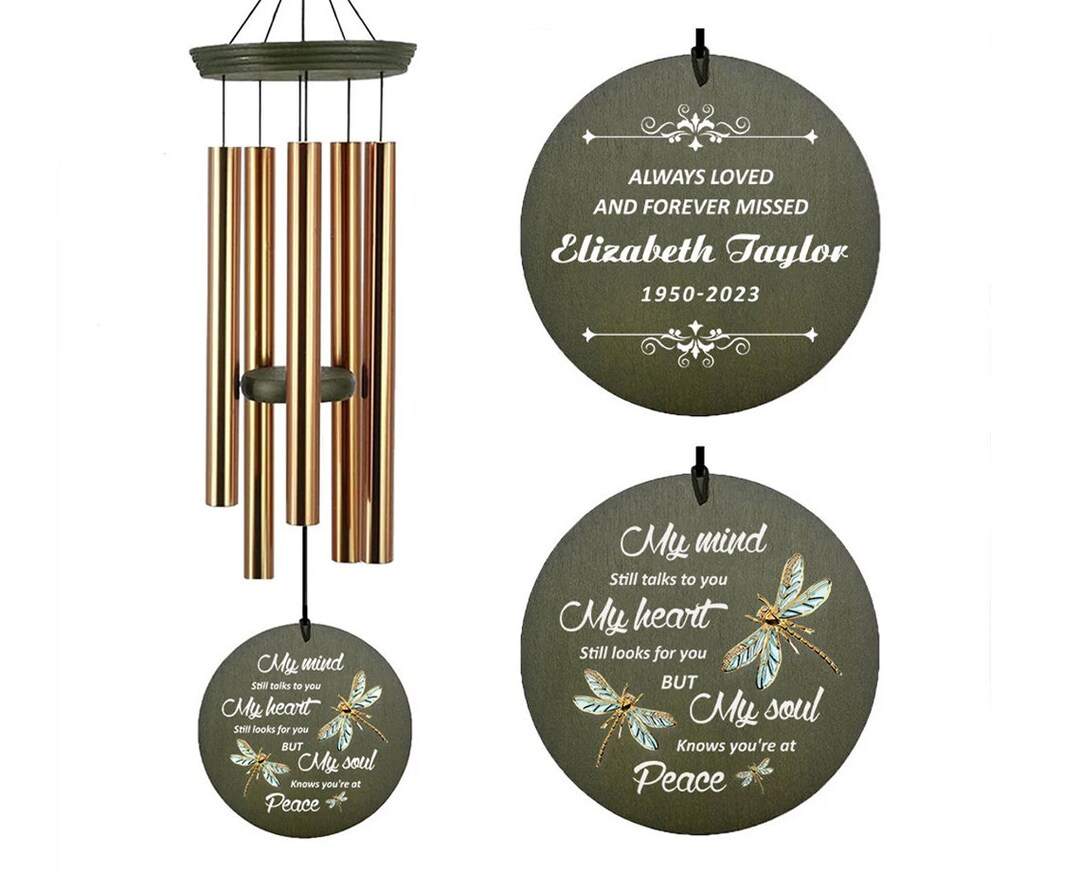 Personalized Wind Chimes Outdoor Deep Tone,custom Wind Chimes, in