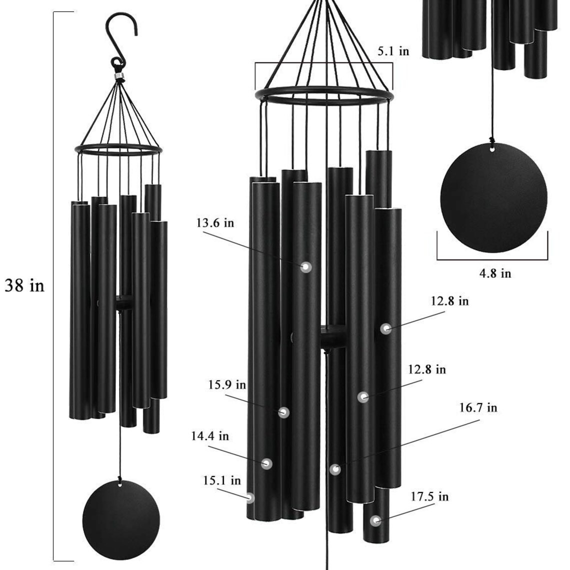 Large Wind Chimes for Outsidesympathy Wind Chimes Outdoor Etsy