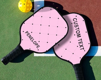 Custom Pickleball Paddle: Personalized Name Gift, Carbon Fiber Paddle