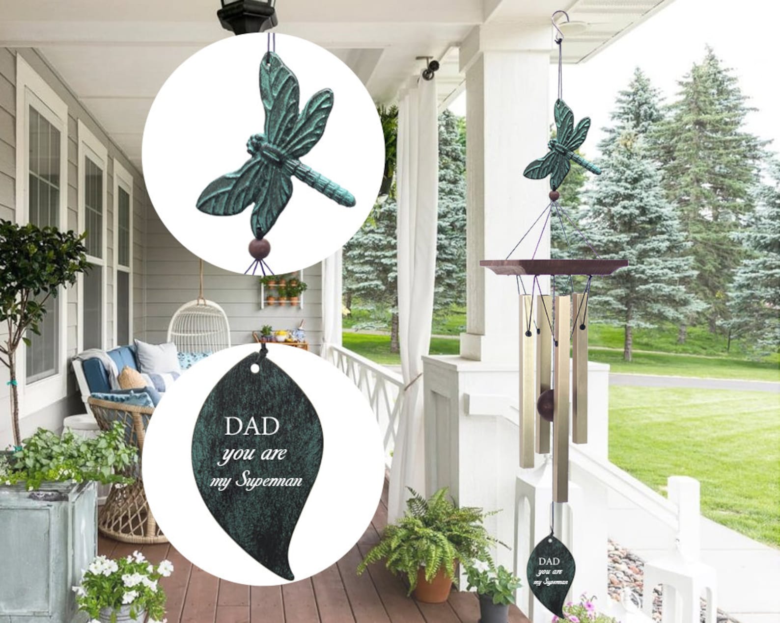 Personalized Wind Chimes Gift for Etsy