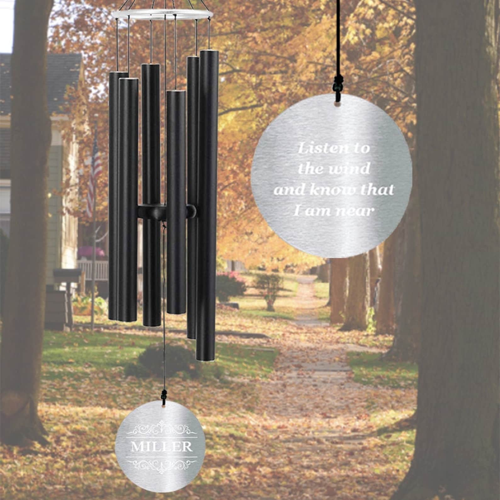 Personalized Wind Chimes Outdoor Custom Large Wind Chime Deep Etsy
