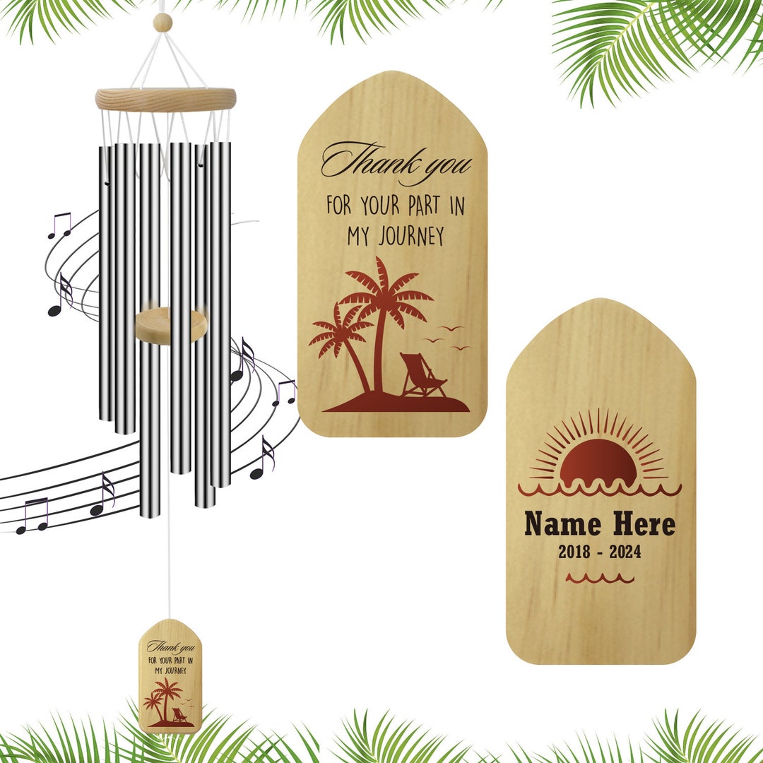 Personalized Retirement Wind Chimes 36'',tree Of Life Wind Chime,custom