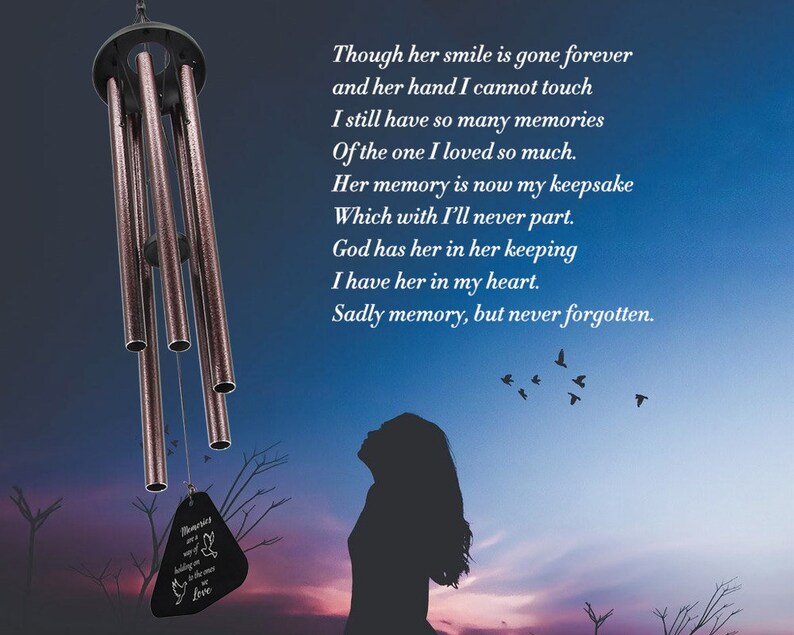 Personalized Wind Chimes MemorialCustom Sympathy Gift After Etsy