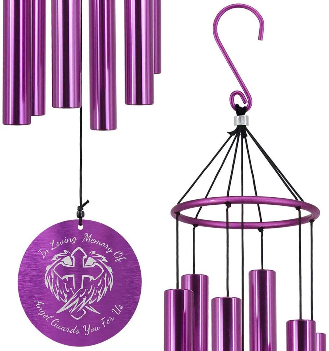 Personalized Memorial Wind Chimes OutdoorIn Loving Memory Etsy