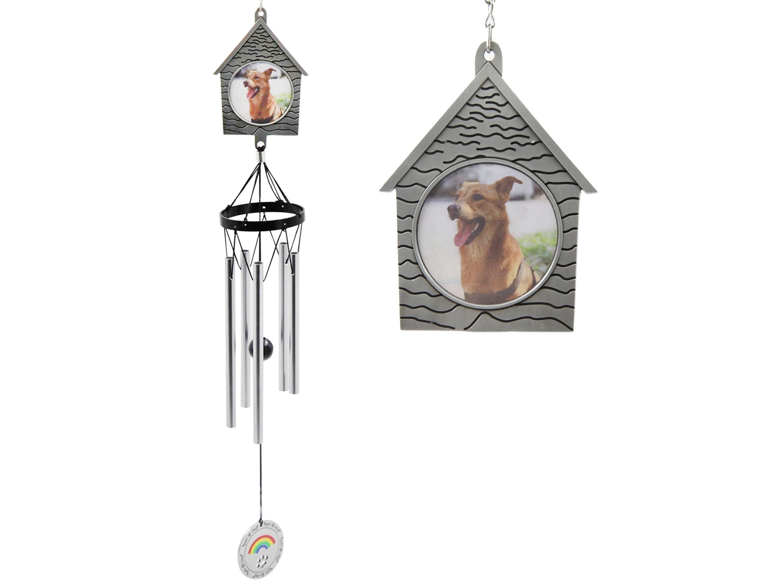 Pet Wind Chimes Personalized 25 Pet Wind Chime With Photo Etsy UK