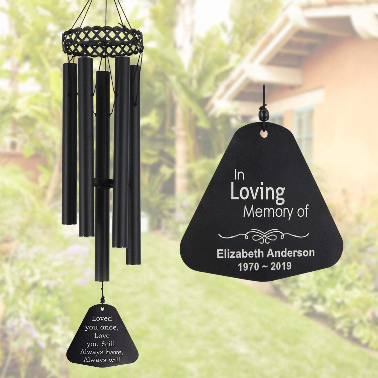 Memorial Wind Chimes Personalized Custom Wind Chime Etsy