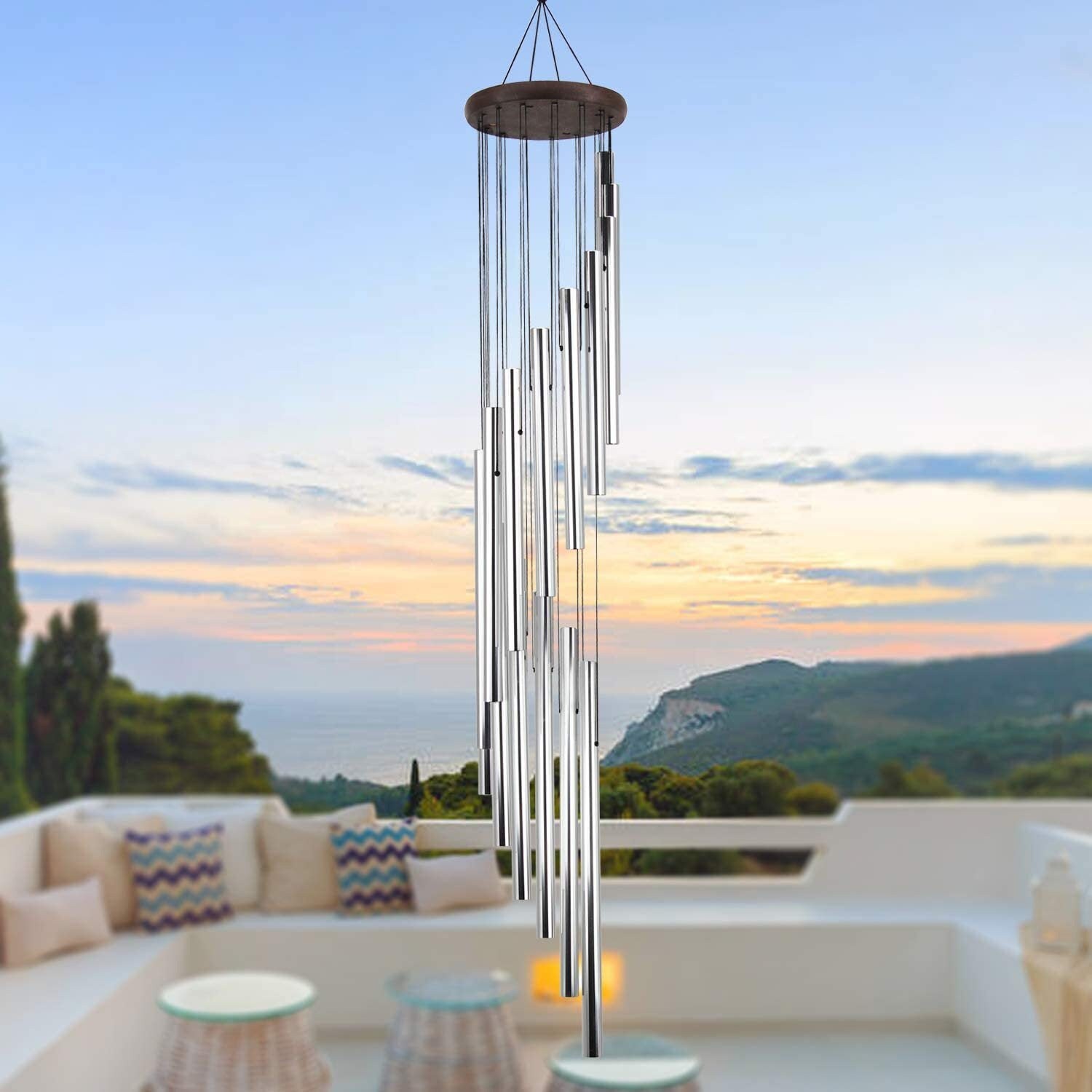 Wind Chimes Outdoor 52 inches Large Wind Chimes with S Hook Etsy