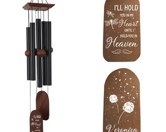 Wind Chimes | Custom Wind Chime for outdoors | Personalized Memoria Wind Chimes | sympathy wind chimes personalized| Memorial windchimes