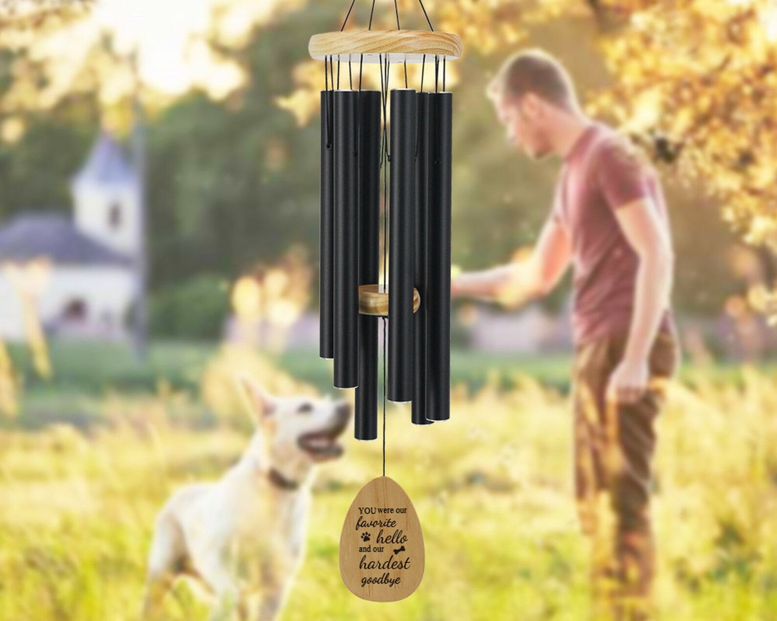 Memorial Wind Chimes Loss of Petpersonalized Pet Memorial Etsy