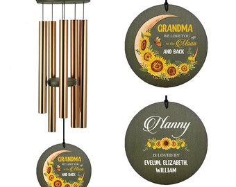 Mothers Day Wind Chime, Mother's Day,Mothers Day Gift, Personalized Mothers Day Gift, Mom Gift, Personalized Gifts For Mom, Nana, Grandma