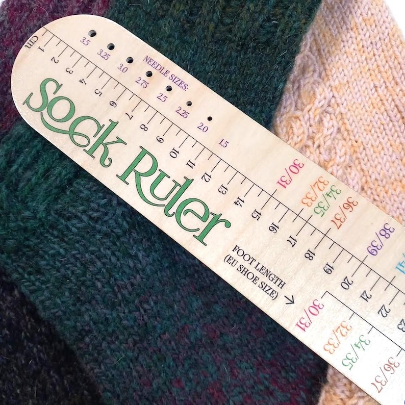 Sockenlineal-socken-stricken-lineal-sock-ruler-knitting-tool