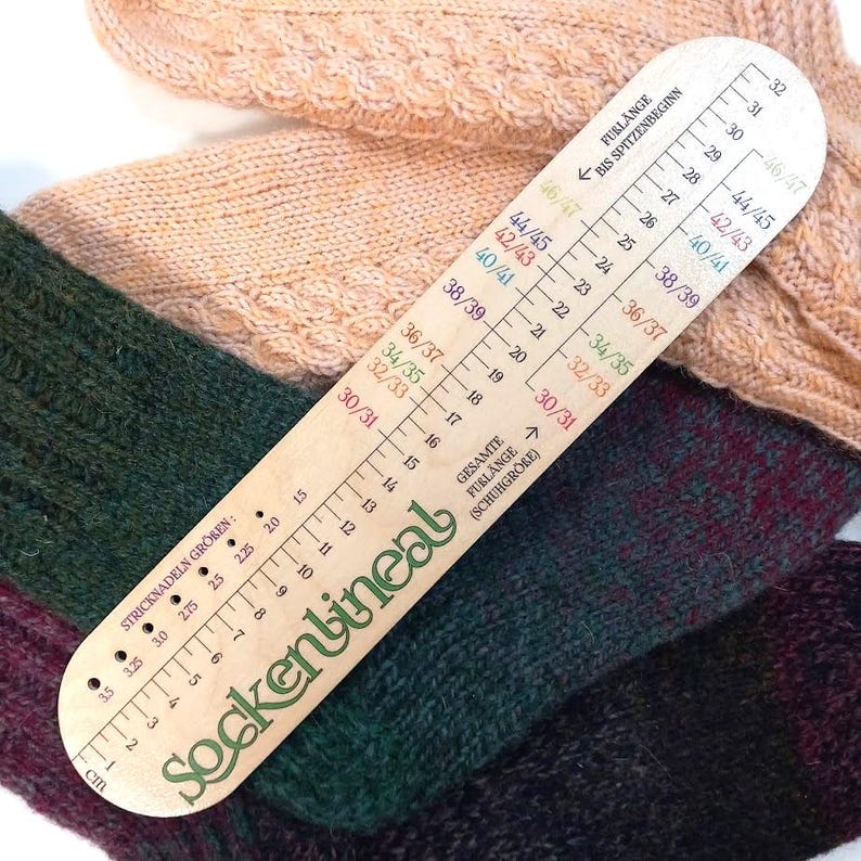 Sockenlineal-socken-stricken-lineal-sock-ruler-knitting-tool