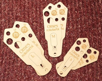 Personalized Mitten Blockers – Varnished Baltic Birch, Knitting Formers (Set of 2)