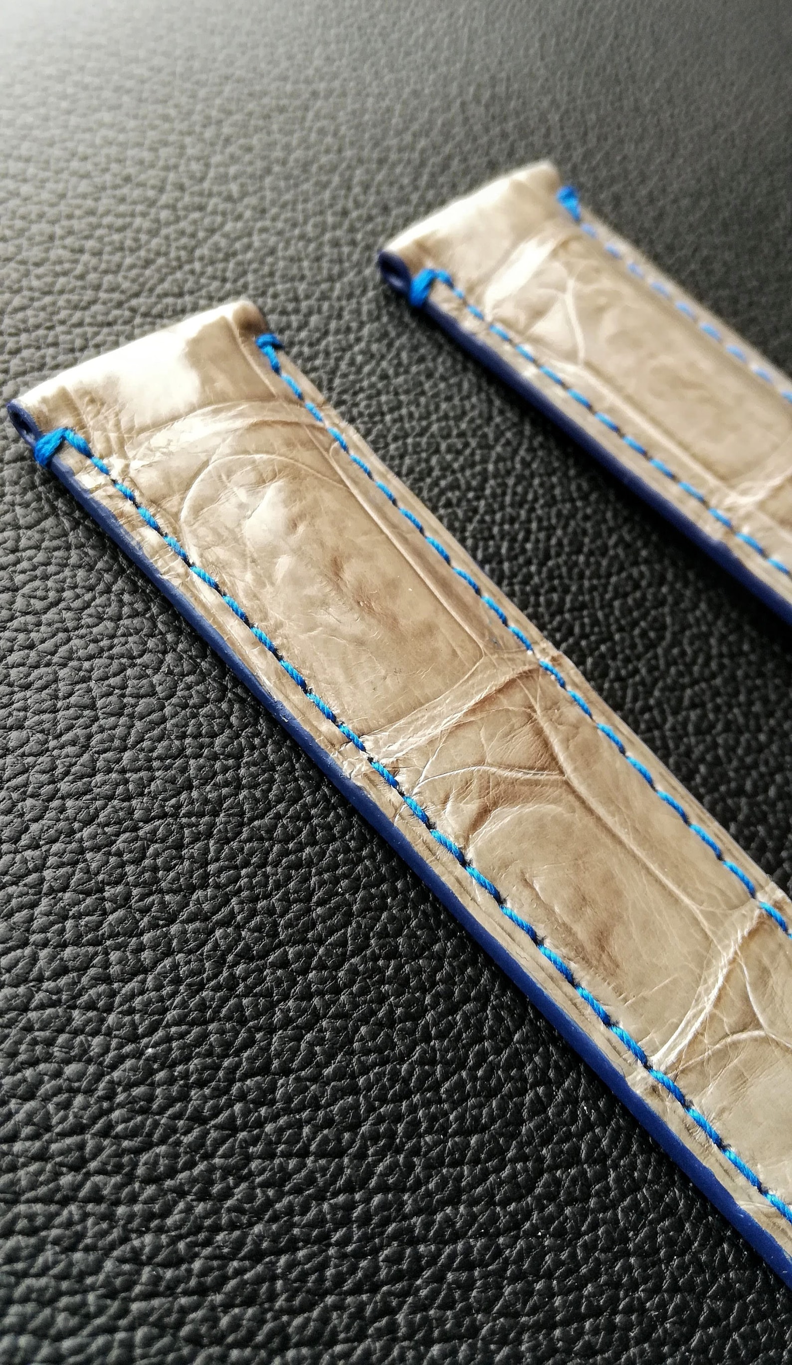 IN STOCK Custom alligator strap Handmade Water resistant Etsy