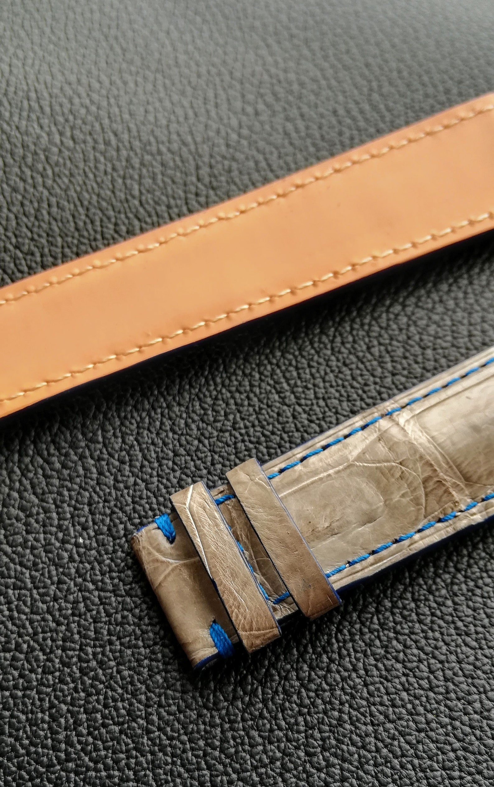 IN STOCK Custom alligator strap Handmade Water resistant Etsy