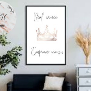 Women Empower,  Support Boss Babe, Motivational Office Wall Art, Instant Digital Download, The future is female, Gifts for Her, Female Gift