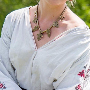 Ukrainian Traditional necklace Protector of the Family Berehynia family Jewellery Necklace Crosses Ethnic Ukrainian Jasper Folk Costume Her