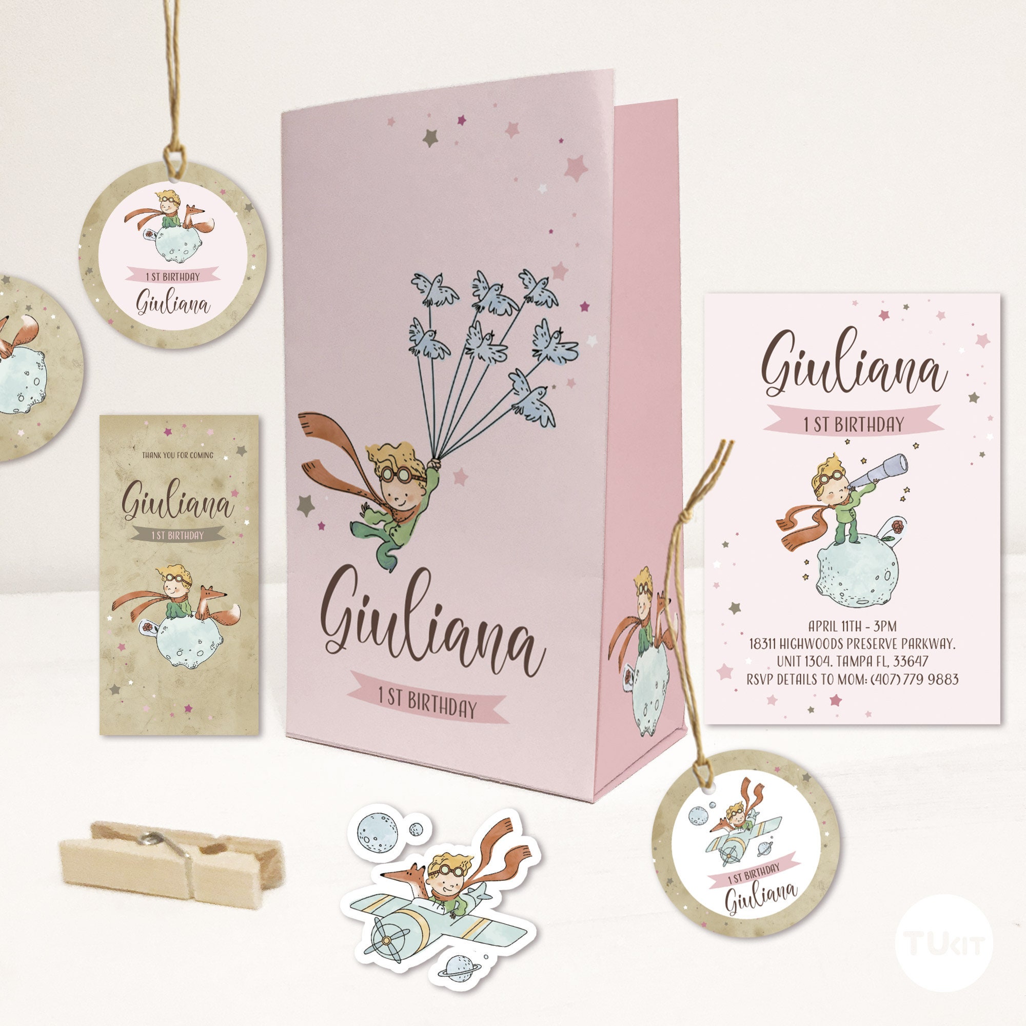 Kit Imprimible El Principito Little Prince Candy Bar Tukit - Etsy.de