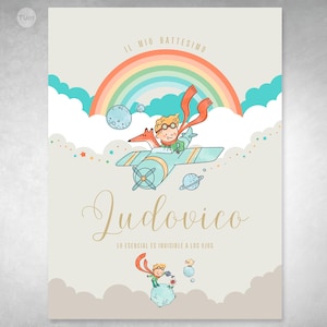 Poster imprimible, cartel principito 18x24 inches, cartel the little prince, poster personalizable canva, principito printable tukit