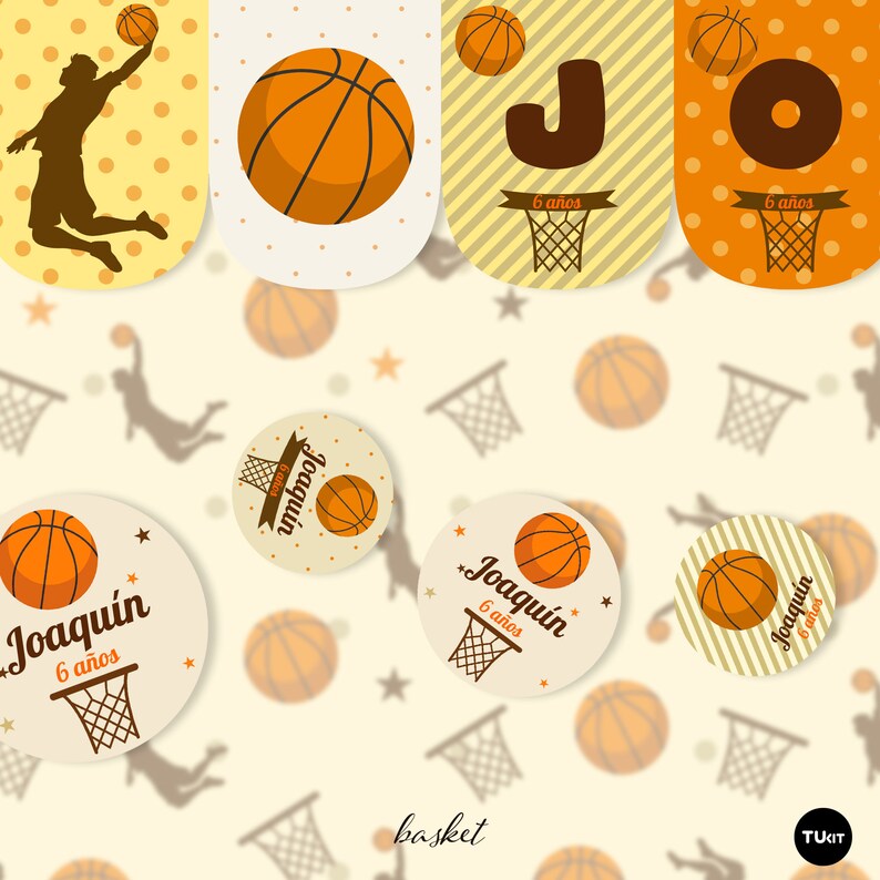 Kit Imprimible Basquet Basketball editable Printable Candy Bar Etsy