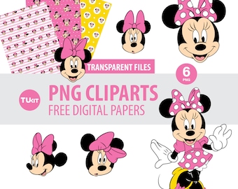 Download istantaneo di immagini Minnie rosa documenti digitali tukit