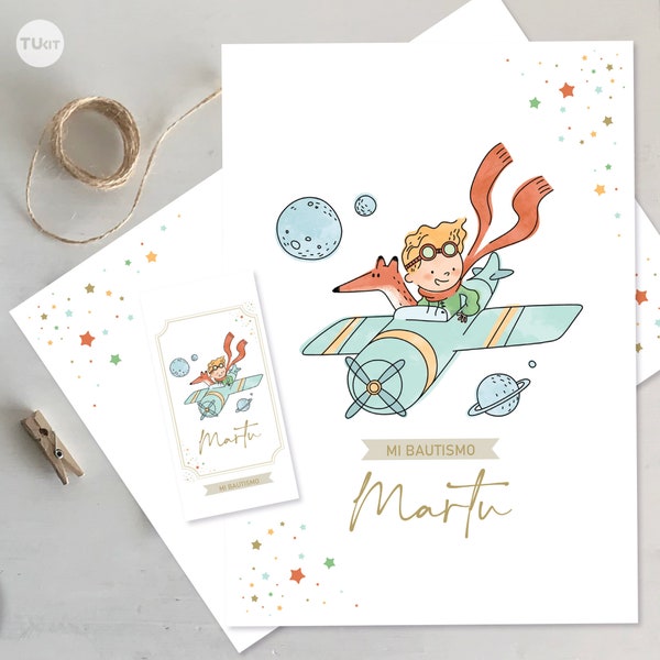 Printable white decoration kit the little prince the little prince tukit