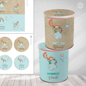 Printable pringles little prince label, the little prince, party supplies, customizable, printable, birthday