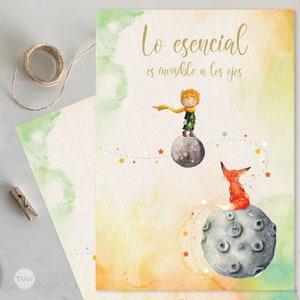 Printable kit the little prince little prince watercolor candy bar tukit