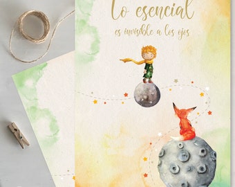 Printable kit the little prince little prince watercolor candy bar tukit