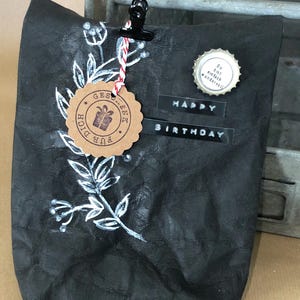 gift bag, sachet, gift wrapping, original