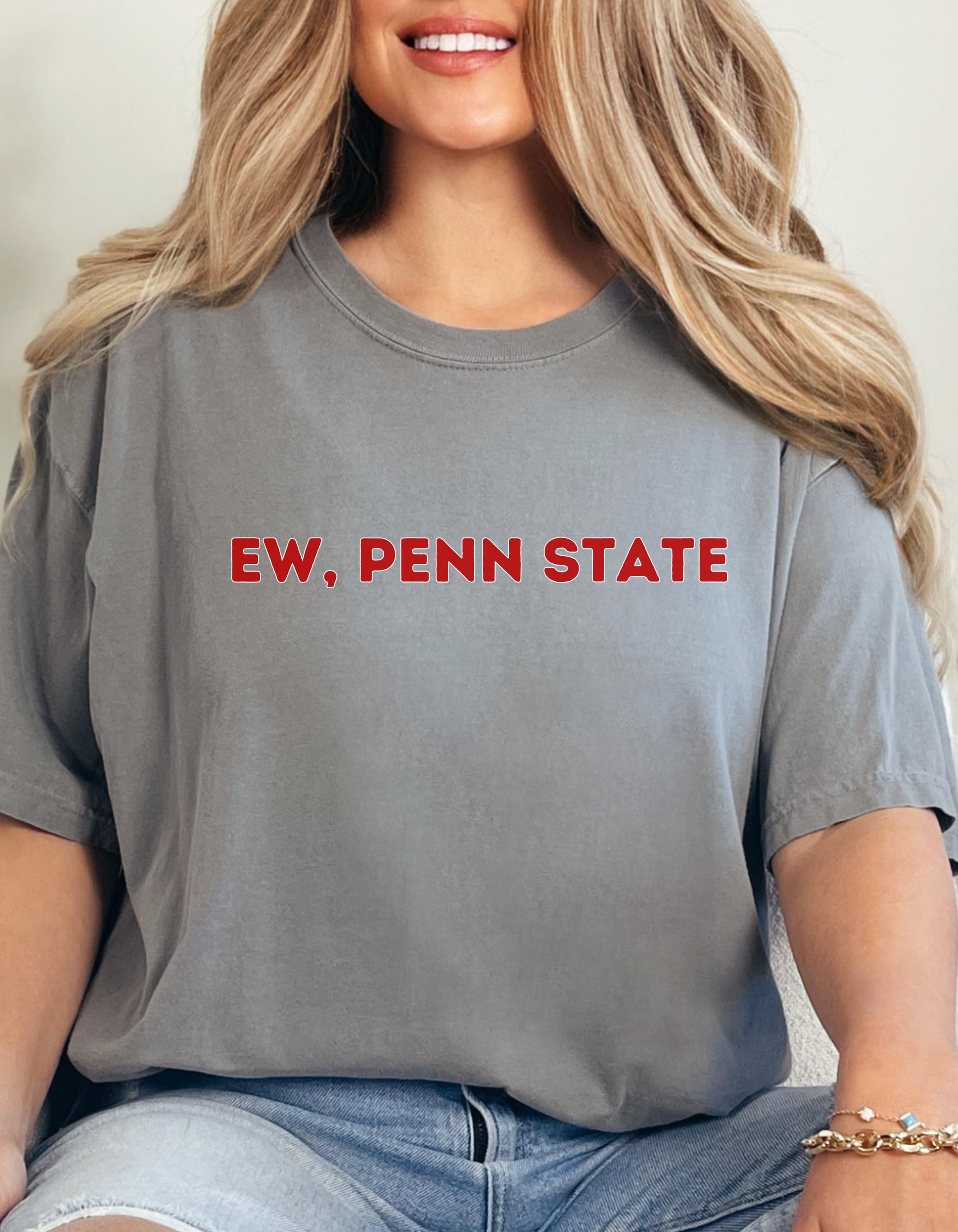 Roar On T-Shirt For Penn State Fans - Navy Bella Short Sleeve Tee, Sizes SM-5XL - View #8