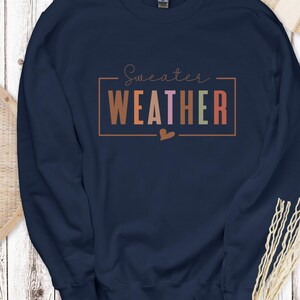 Womens Sweater Weather Sweatshirt, Cozy Oversized Fall Sweatshirt, Cozy Sweater Weather Sweatshirt for Women, Ladies Fall Sweater for Women