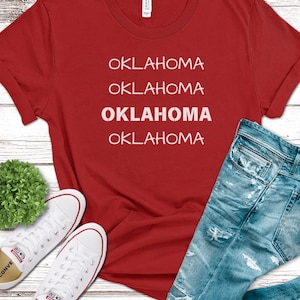 Womens OU Sooner Tshirt for Ladies, Boomer Sooner Tshirt, Oklahoma University Tshirt, OU Softball Shirt, OU Football Shirt Red River Rival