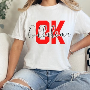 Womens OU Sooner Tshirt for Ladies, Boomer Sooner Tshirt, Oklahoma University Tshirt, OU Softball Shirt, OU Football Shirt Red River Rival