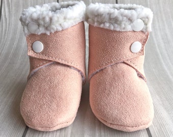 baby girl sherpa boots