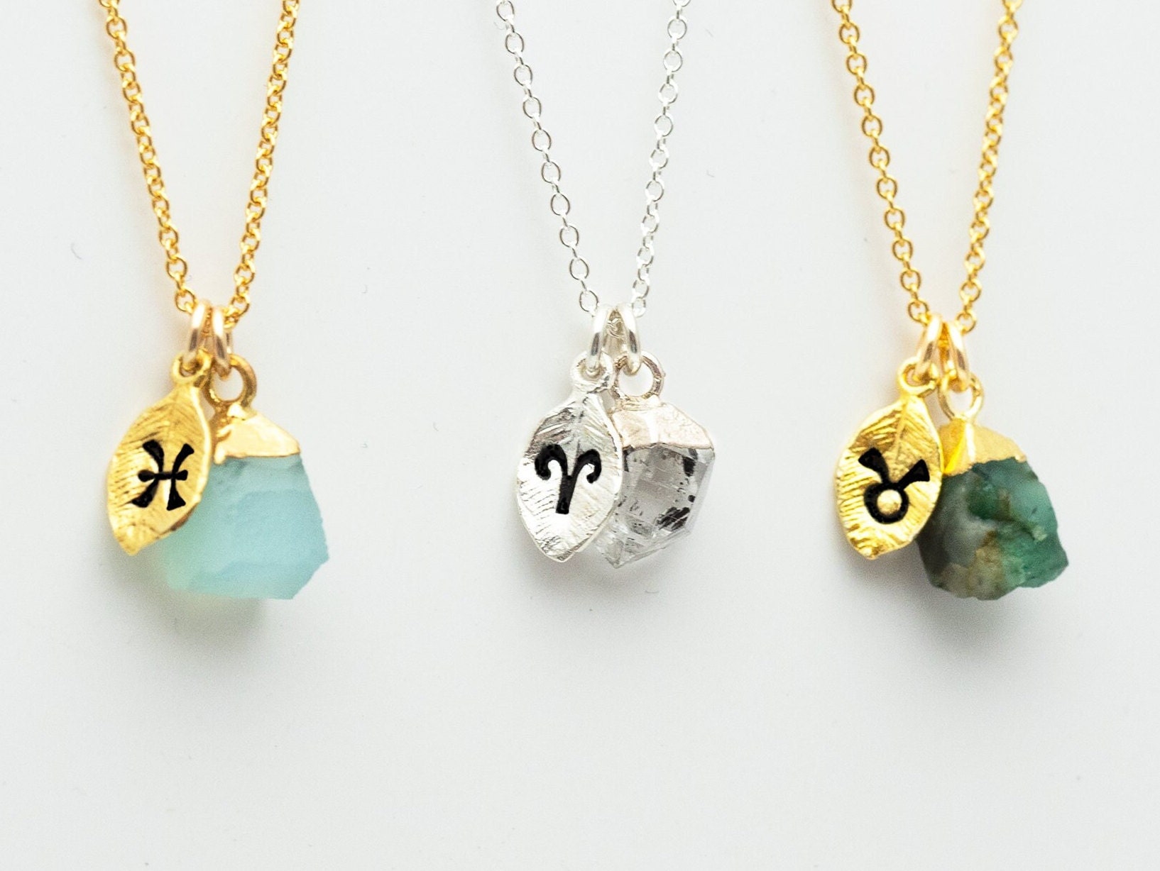 Pisces crystal necklace deals