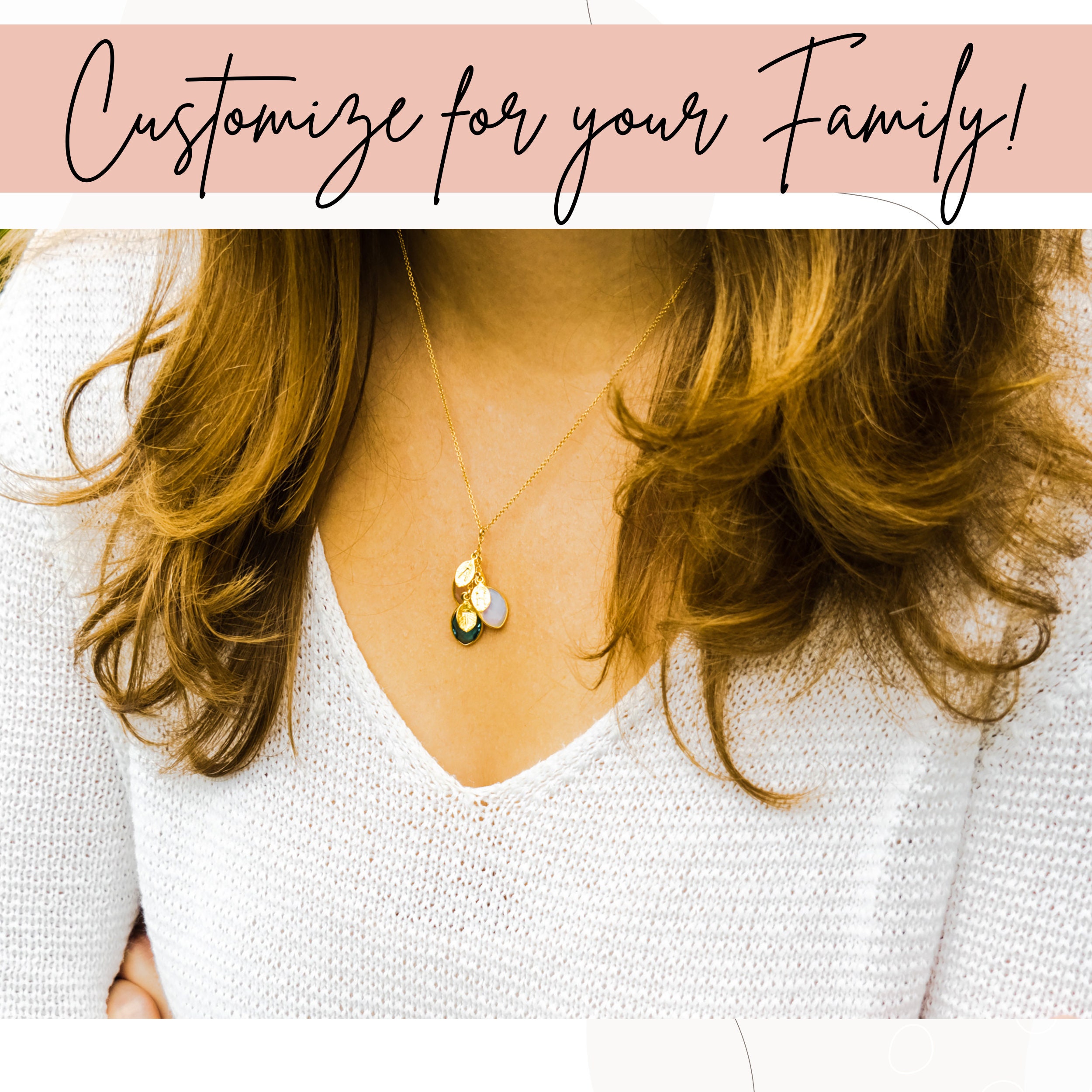 Personalized family jewelry sale