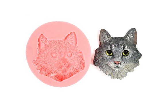 Cat Silicone Mold Resin Casting For Ice Water Fondant Chocolate Crafts Cake New Cat Silicone Mold Resin Casting For Ice Water Fondant Chocolate Crafts Cake New
