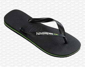 black and blue havaianas