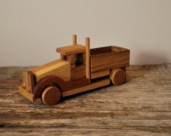 Wooden Toy Lorry in Handmade