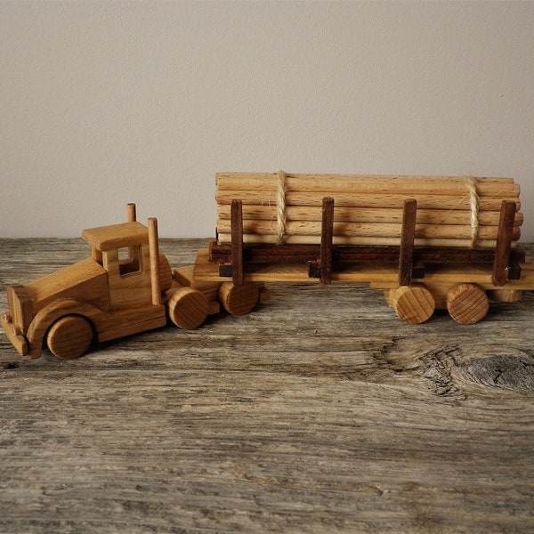 Wooden Toy Truck in Handmade