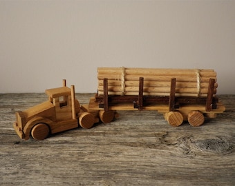 Wooden Toy Truck in Handmade