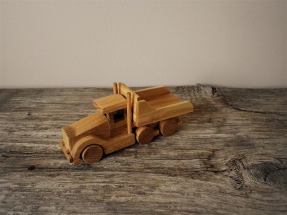 wooden toy lorry