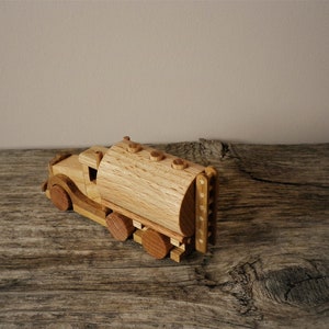 Wooden Tank truck in Handmade image 2