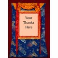 Customized Silk Brocade for Thangka | Custom Installation | Frame for your Tibetan art | Built to order Wall Decor